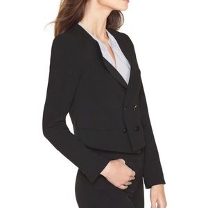 White House Black Market cropped blazer